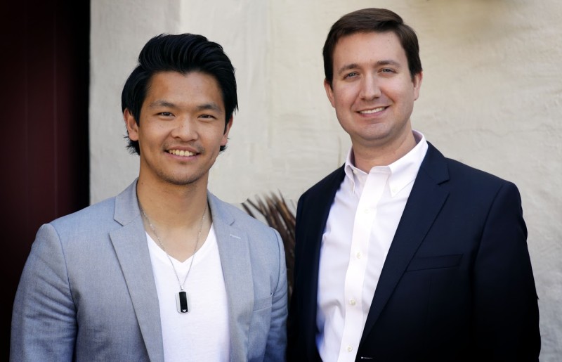 Han Jin (left), and Adam Rowell of Lucid VR
