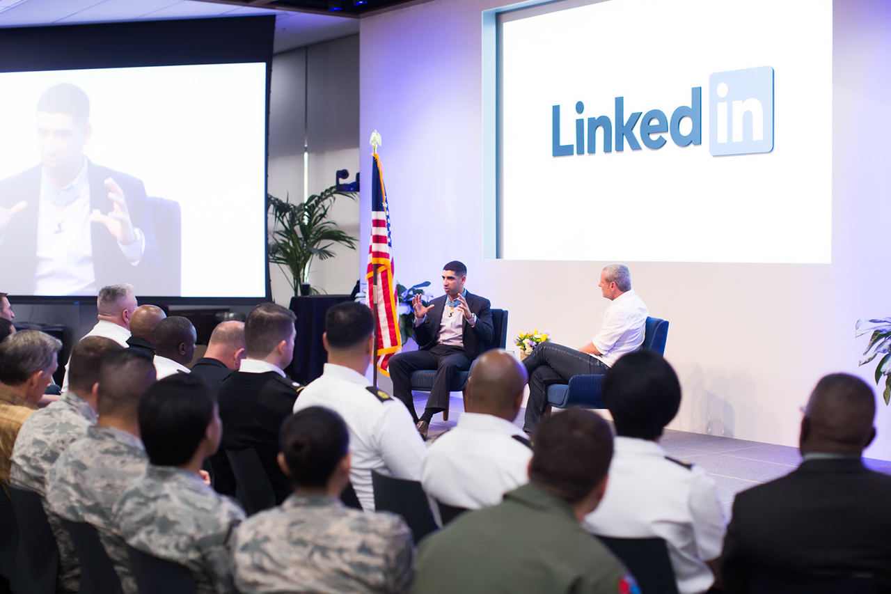 The Speaker Series event was a fireside chat with LinkedIn's Vice President of Member Marketing & Communications, Nick Bartle, and was held on April 21, 2016. 