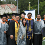 Berkeley MEng Mechanical Engineering graduates celebrating.