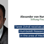 Tarek Zohdi receives prestigious Humboldt Research Prize in the area of Mechanics
