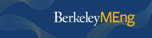 Berkeley MEng logo on blue background