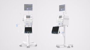Prana is a medical device designed for low-resource hospitals to help them accommodate larger patient loads when their facilities are overwhelmed.